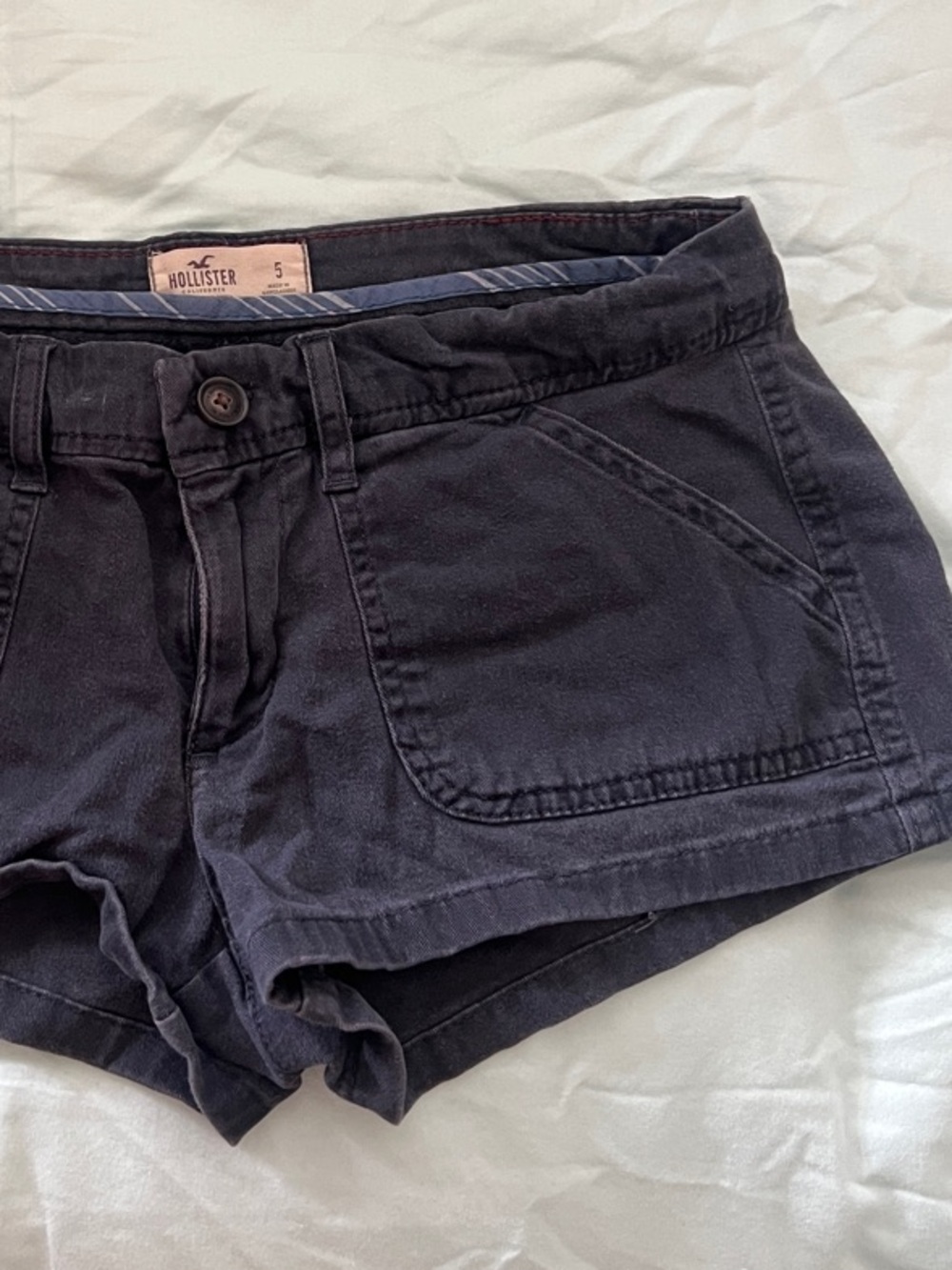 Hollister So Cal Stretch Navy Shorts